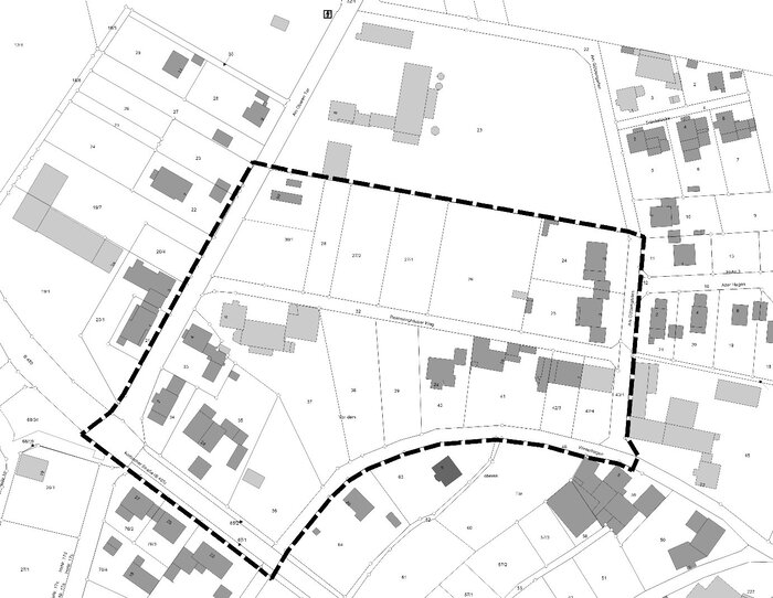 Räumlicher Geltungsbereich des Bebauungsplans Nr