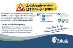 Pressemitteilung Straßensperrung