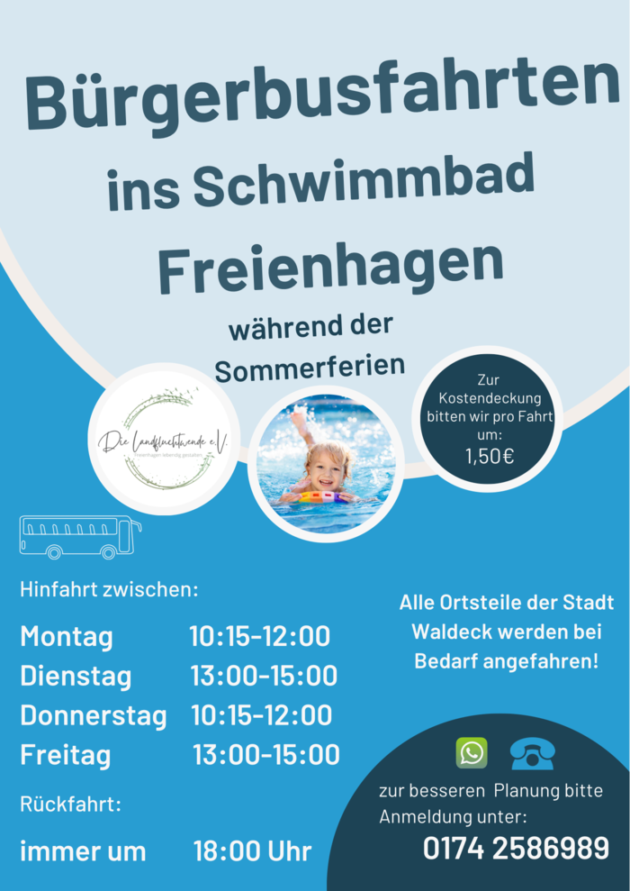 Bürgerbuns Schwimmbad Freienhagen2023