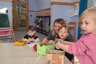 Eröffnung blaue Gruppe Kindergarten Waldeck