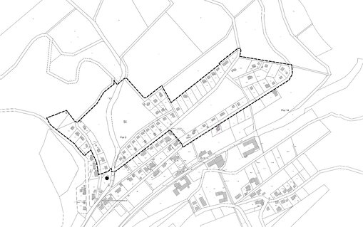 Geltungsbereich der 1. Änderung des Bebauungsplanes