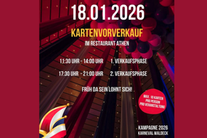 Kartenvorverkauf Karneval Waldeck 2026